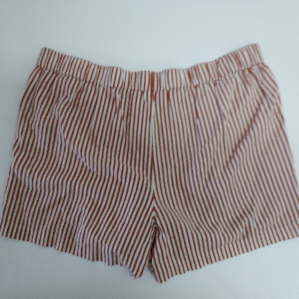 New Ladies Liz Claiborne Rust Linen Short Size 18 - Picture 3 of 4